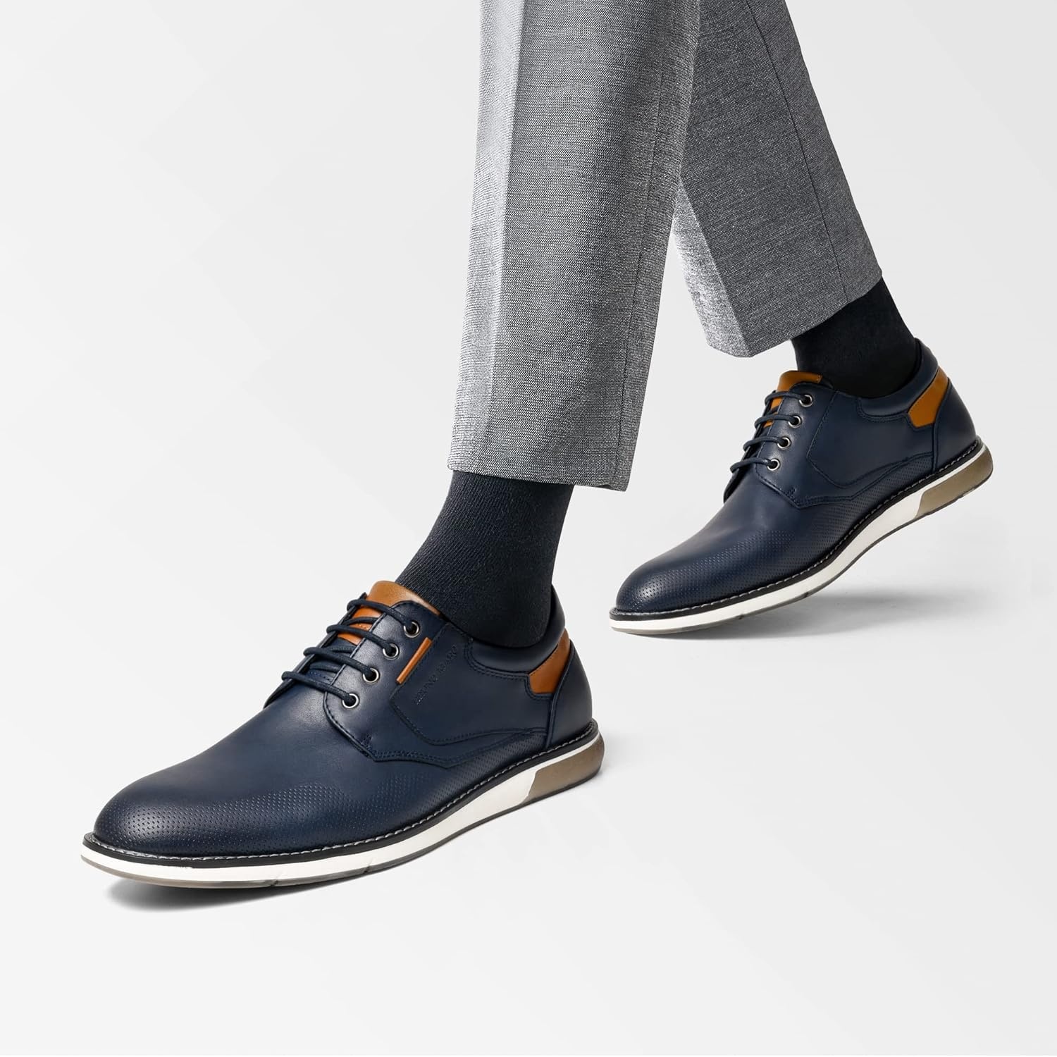 image:imageBruno Marc Mens Casual Dress Oxfords Shoes Business Formal Derby SneakersBlue