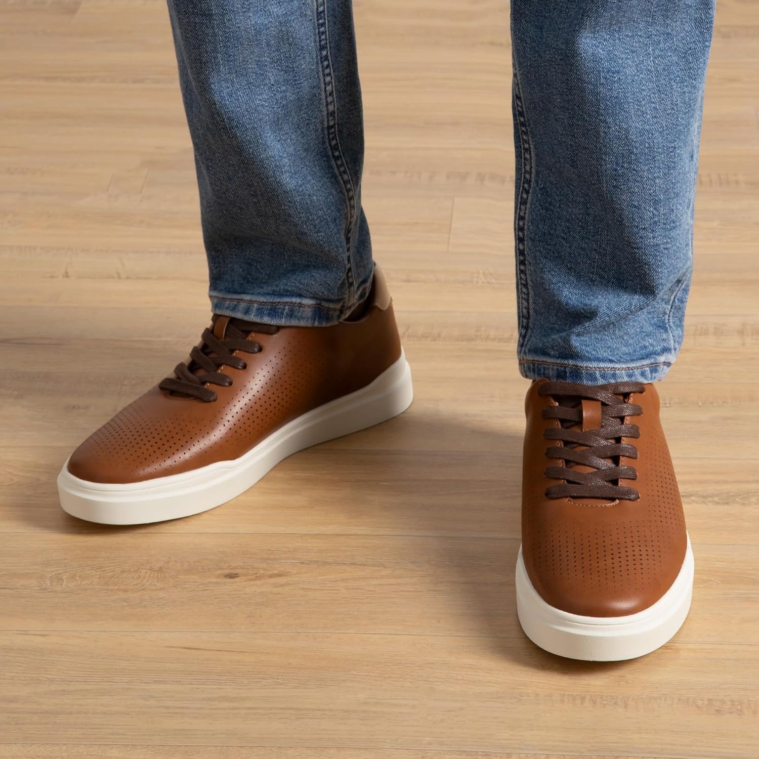 image:imageBruno Marc Mens Casual Dress Sneaker Business Casual Shoes for Men Lightweight Breathable Fashion Sneakers WaveFlex CoreLuxBrown