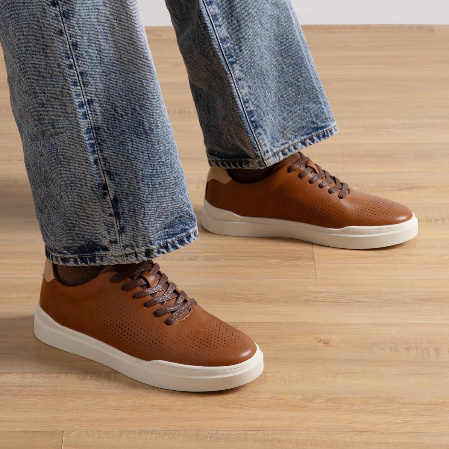 image:imageBruno Marc Mens Casual Dress Sneaker Business Casual Shoes for Men Lightweight Breathable Fashion Sneakers WaveFlex CoreLuxBrown