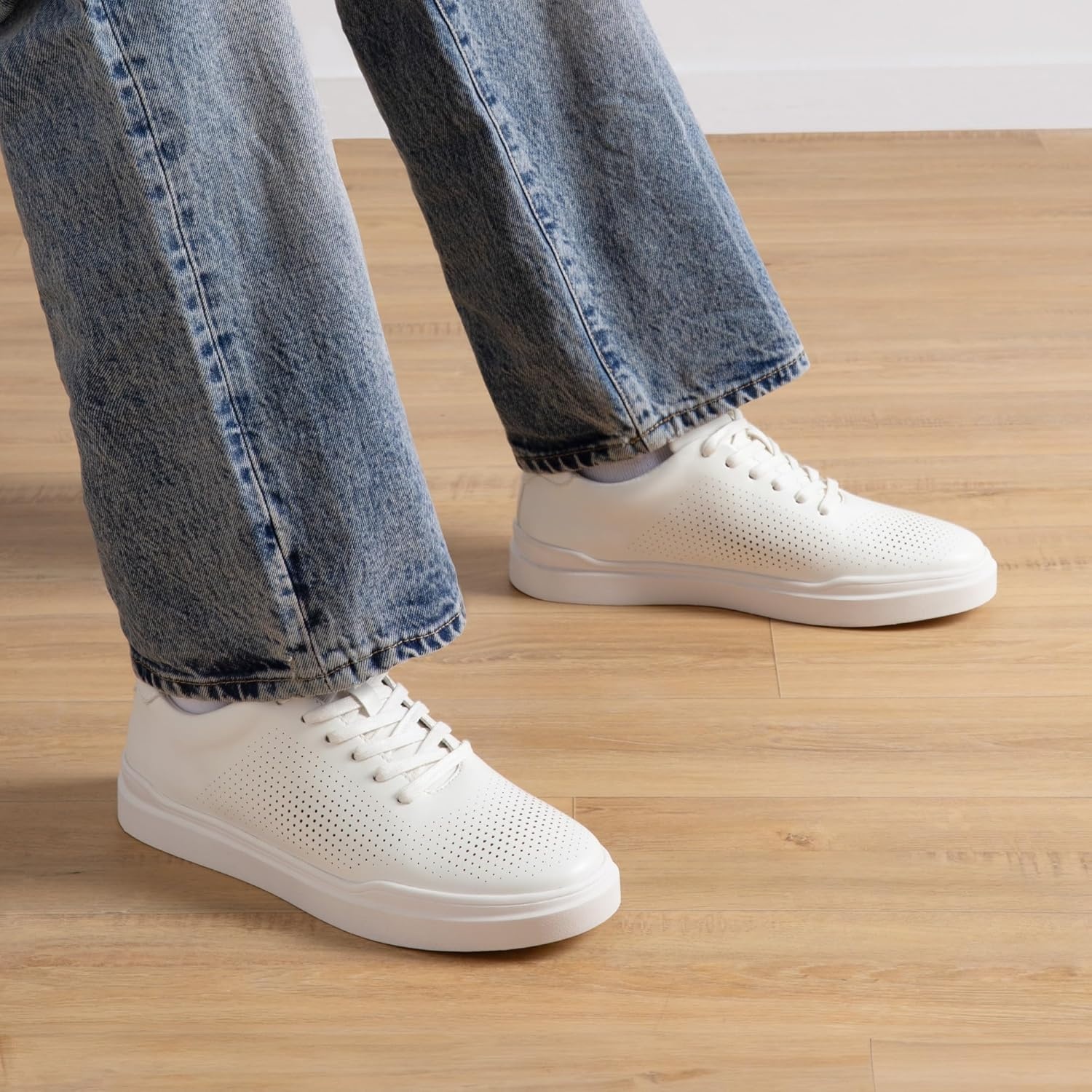 image:imageBruno Marc Mens Casual Dress Sneaker Business Casual Shoes for Men Lightweight Breathable Fashion Sneakers WaveFlex CoreLuxWhite
