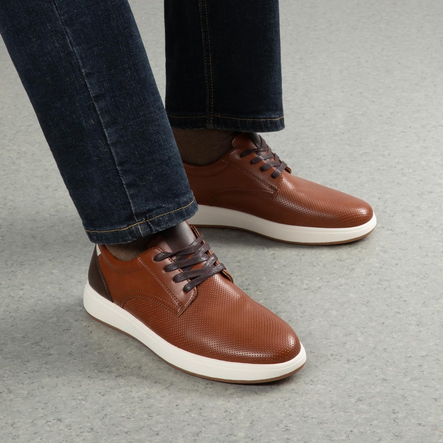 image:imageBruno Marc Mens Casual Dress Sneaker Formal ShoesBrown