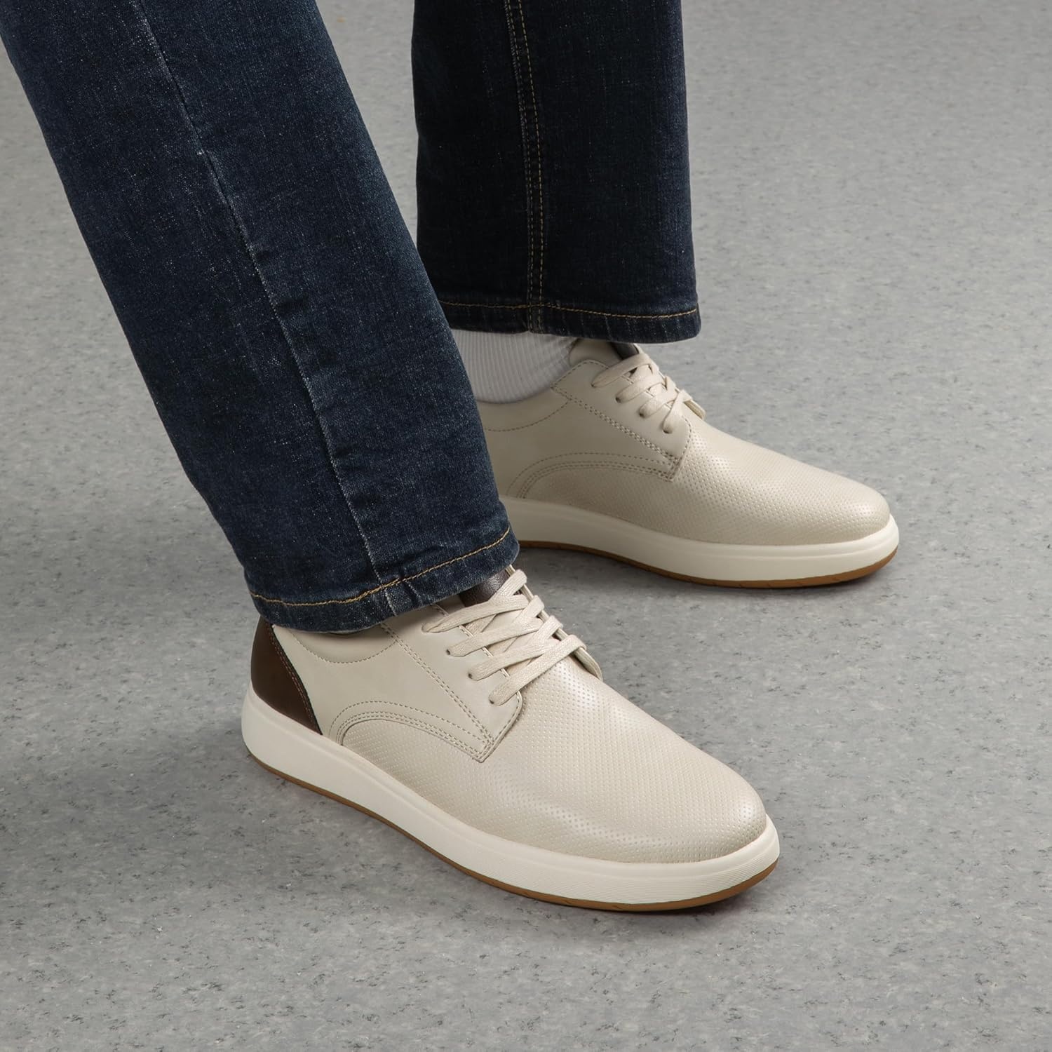 image:imageBruno Marc Mens Casual Dress Sneaker Formal ShoesOffwhite