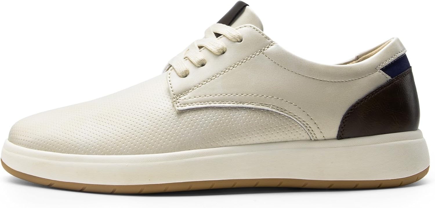 image:imageBruno Marc Mens Casual Dress Sneaker Formal ShoesOffwhite