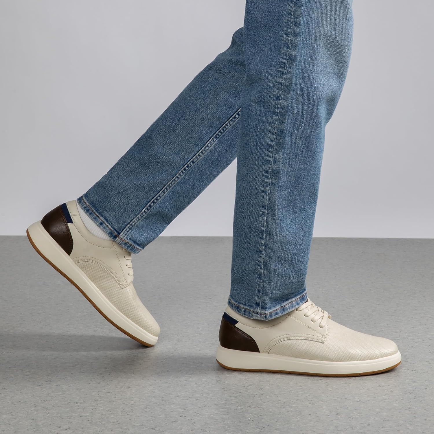 image:imageBruno Marc Mens Casual Dress Sneaker Formal ShoesOffwhite