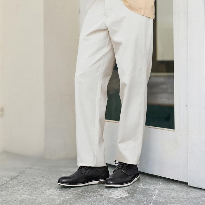 image:imageBruno Marc Mens Casual Dress Sneaker Shoes Business Formal Derby Plain Toe Oxfords Crossflex GentEdgeBlack