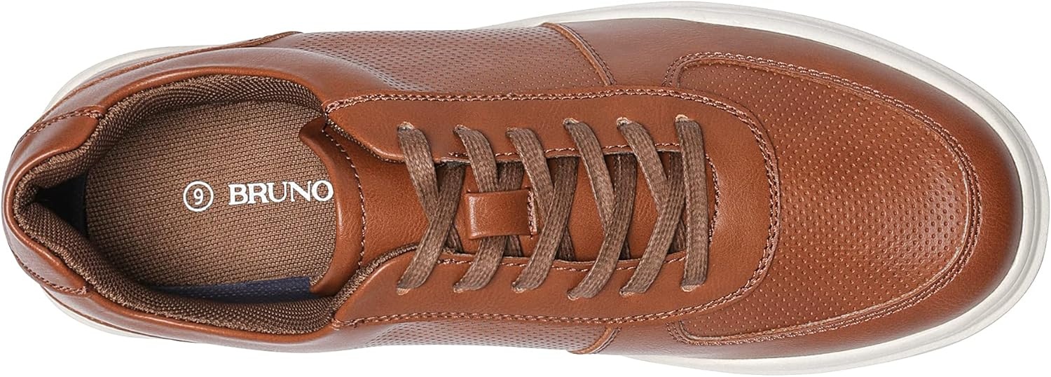 image:imageBruno Marc Mens Casual Dress Sneakers Classic Lightweight ShoesBrown