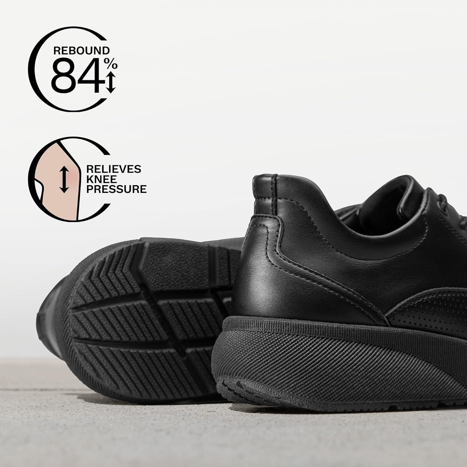 image:imageBruno Marc Mens Casual Dress Sneakers Shoes AllDay Comfort Cushioning Walking Breathable Lightweight Oxfords MaxFlex ActiveMetroAll Black