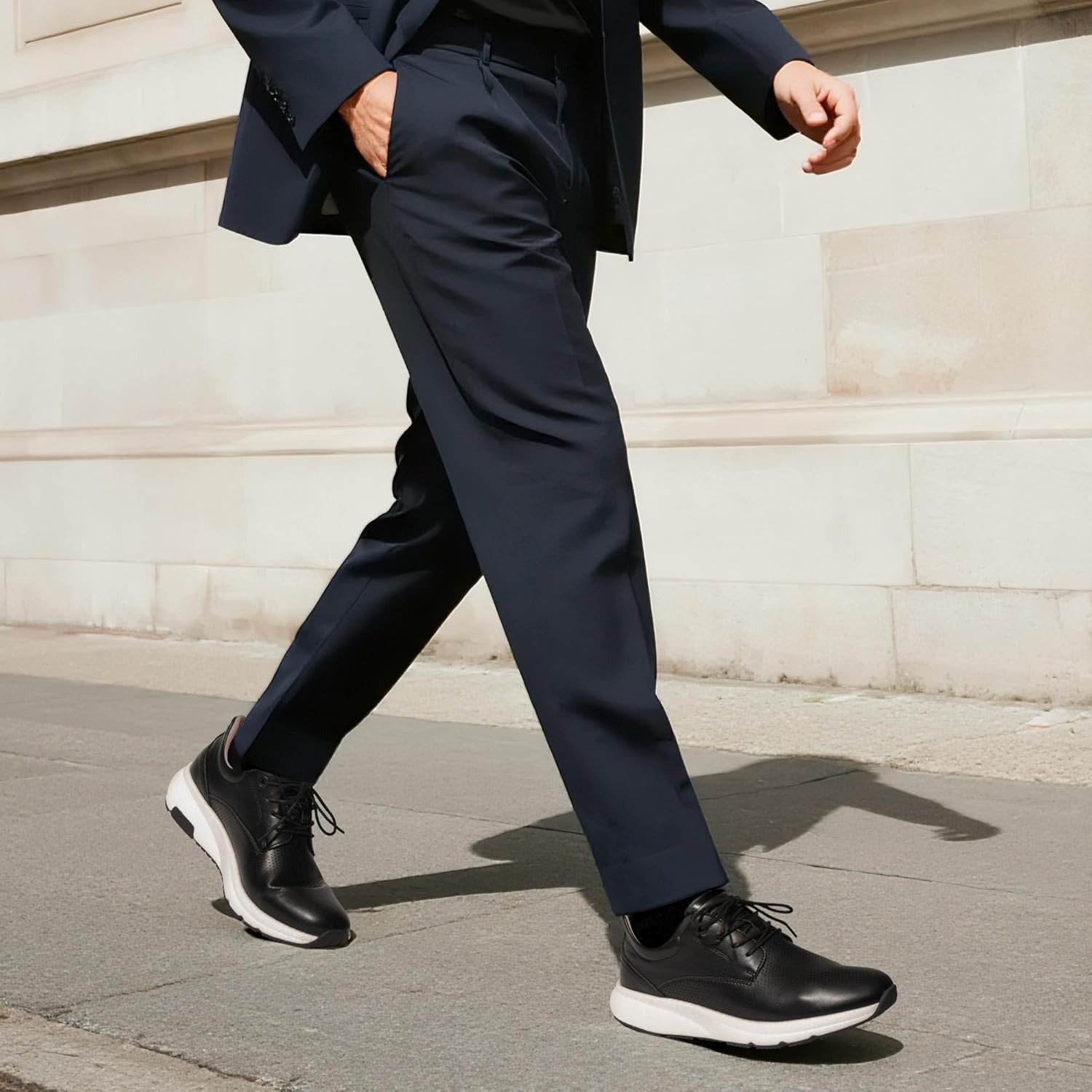 image:imageBruno Marc Mens Casual Dress Sneakers Shoes AllDay Comfort Cushioning Walking Breathable Lightweight Oxfords MaxFlex ActiveMetroBlack