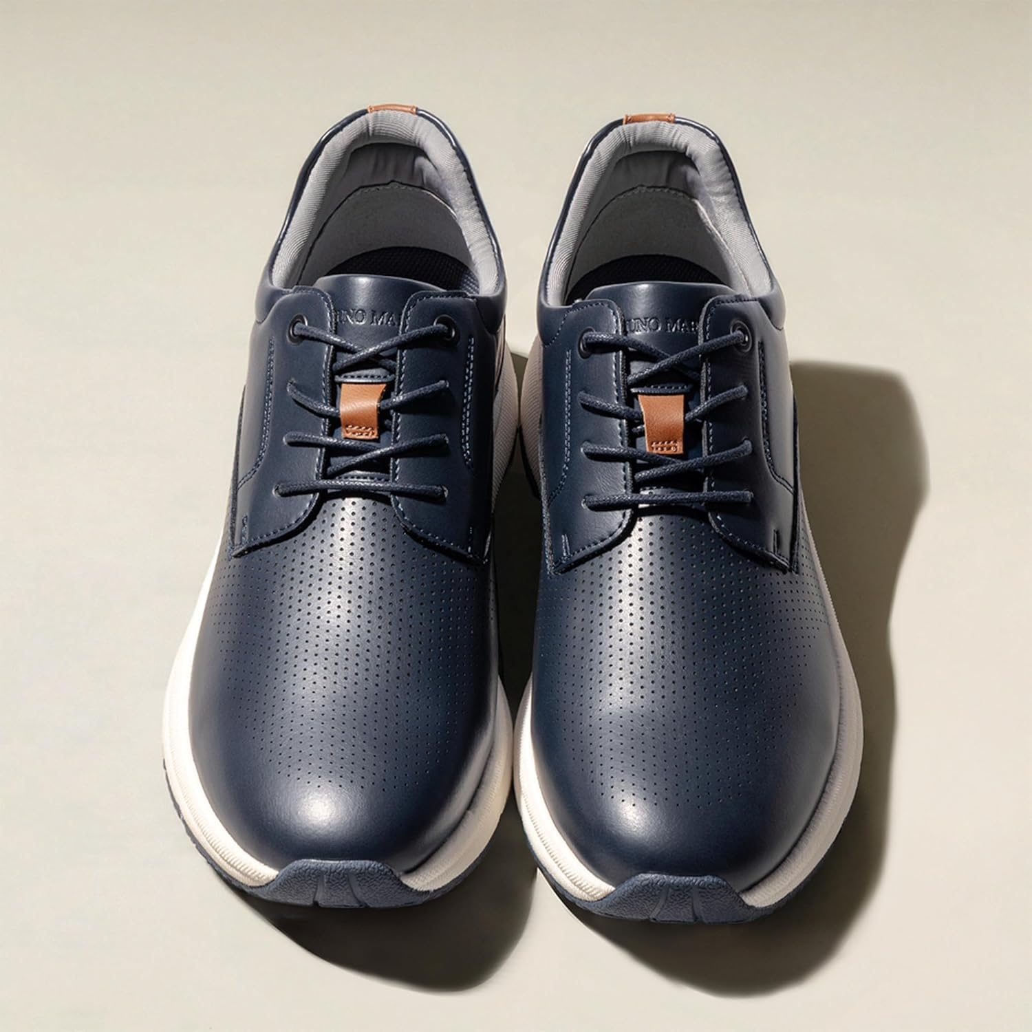 image:imageBruno Marc Mens Casual Dress Sneakers Shoes AllDay Comfort Cushioning Walking Breathable Lightweight Oxfords MaxFlex ActiveMetroDark Blue