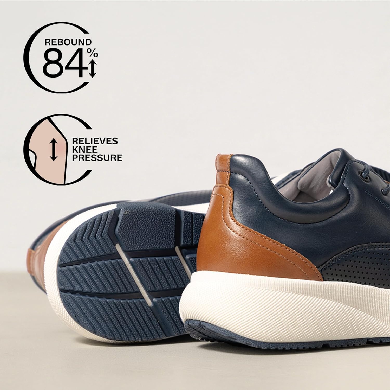 image:imageBruno Marc Mens Casual Dress Sneakers Shoes AllDay Comfort Cushioning Walking Breathable Lightweight Oxfords MaxFlex ActiveMetroDark Blue