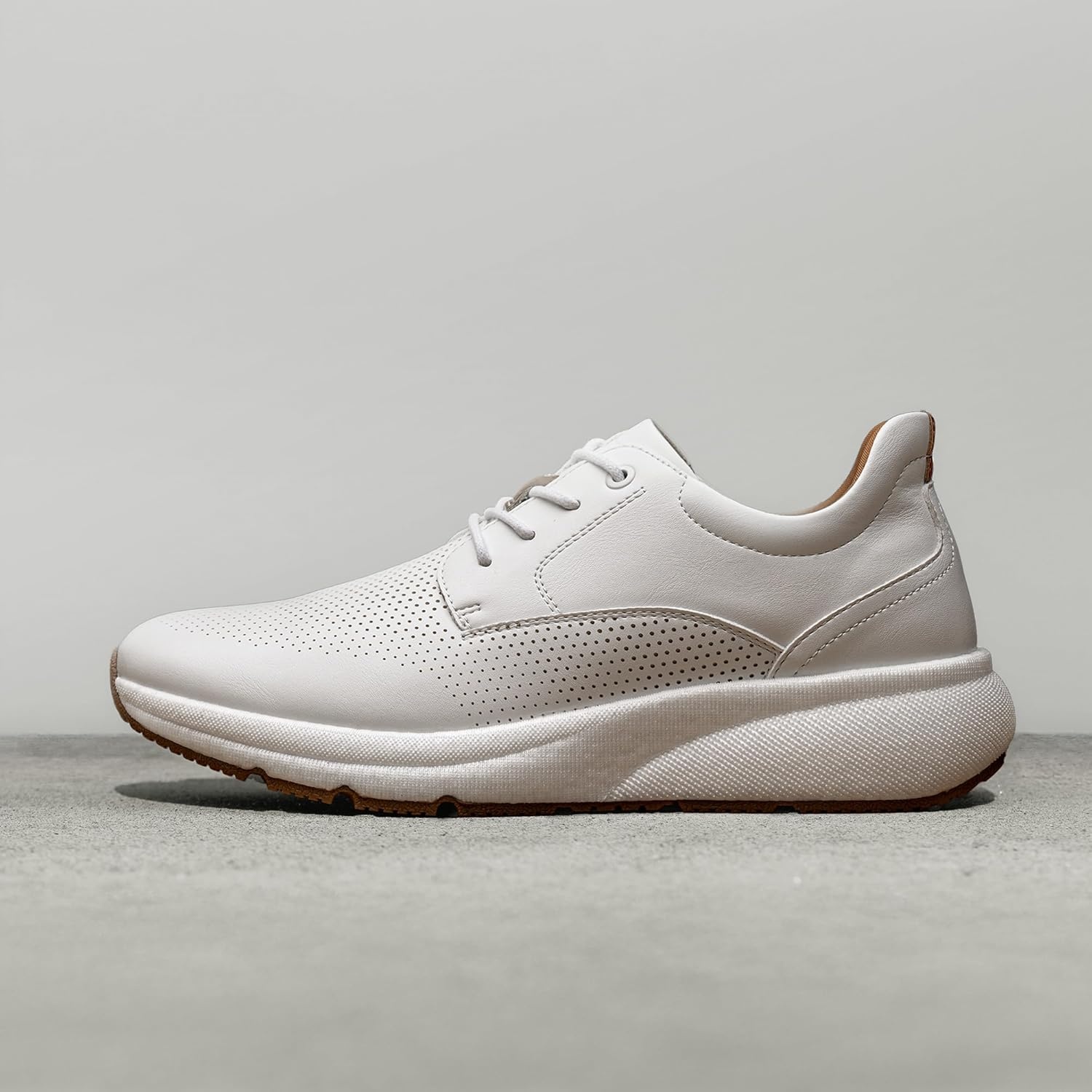 image:imageBruno Marc Mens Casual Dress Sneakers Shoes AllDay Comfort Cushioning Walking Breathable Lightweight Oxfords MaxFlex ActiveMetroWhite