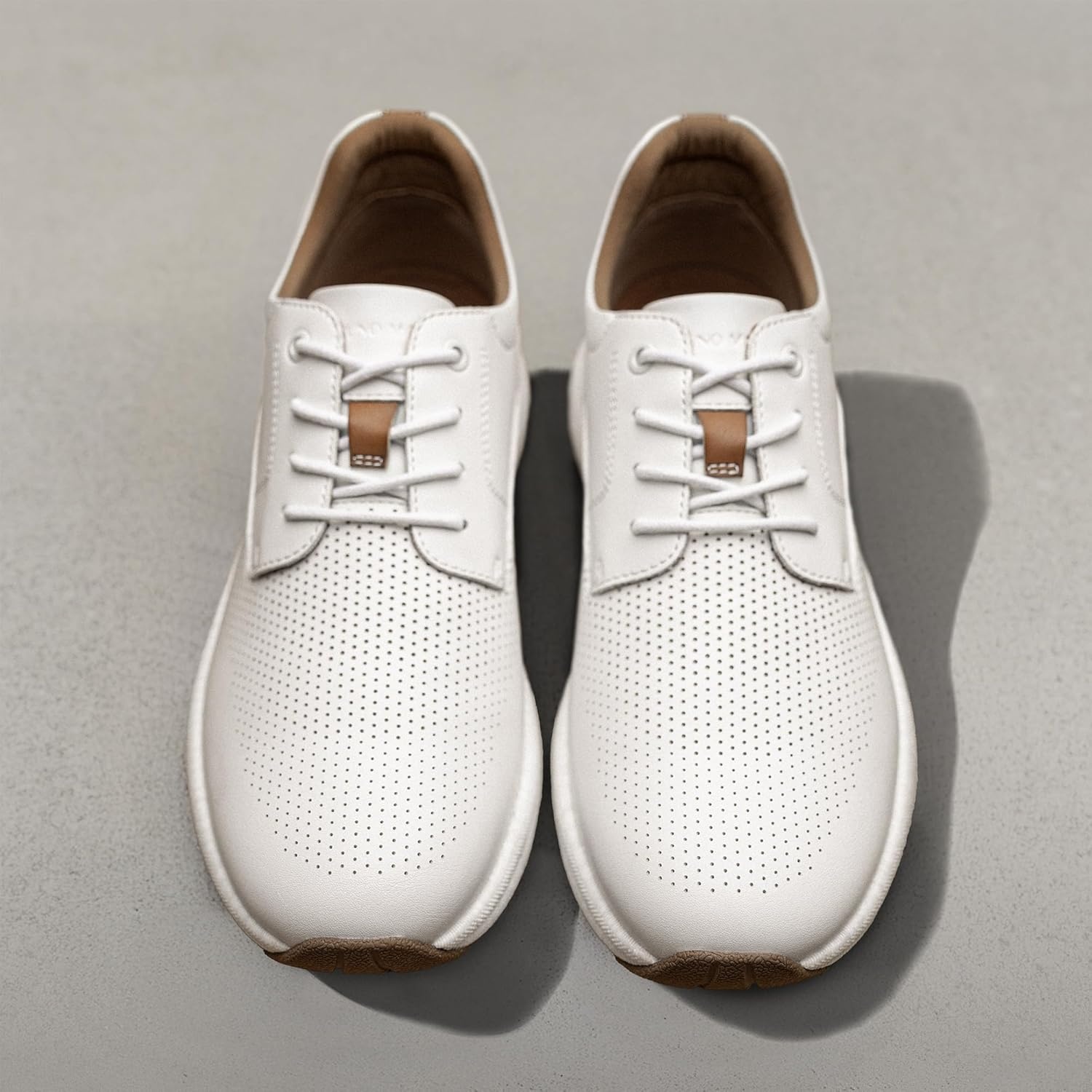 image:imageBruno Marc Mens Casual Dress Sneakers Shoes AllDay Comfort Cushioning Walking Breathable Lightweight Oxfords MaxFlex ActiveMetroWhite