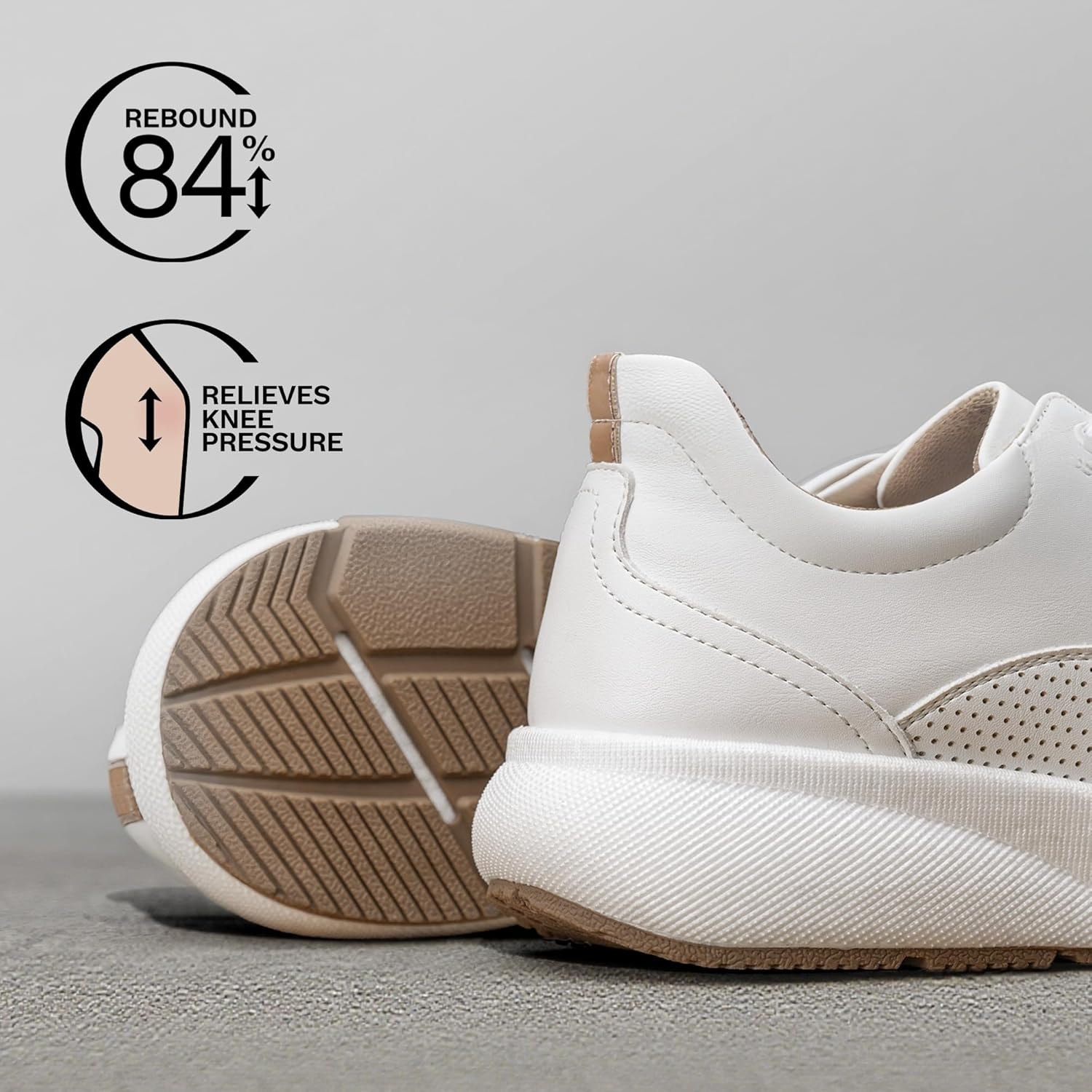 image:imageBruno Marc Mens Casual Dress Sneakers Shoes AllDay Comfort Cushioning Walking Breathable Lightweight Oxfords MaxFlex ActiveMetroWhite
