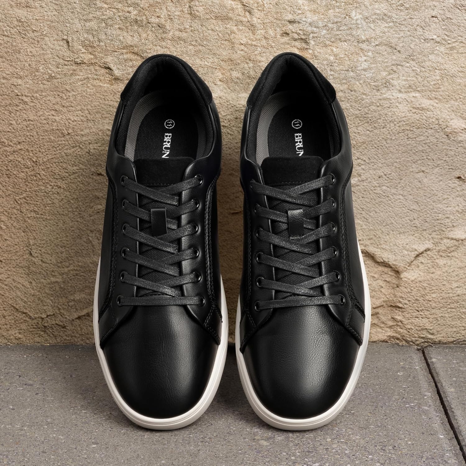 image:imageBruno Marc Mens Casual Dress Sneakers Skate ShoesBlack