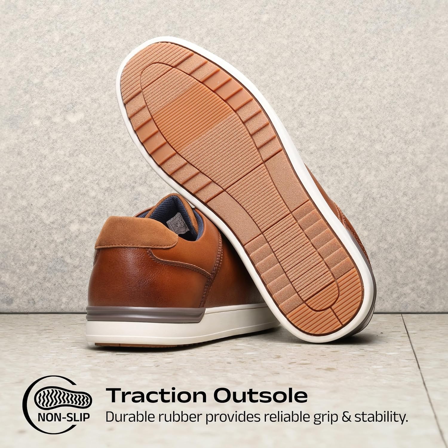 image:imageBruno Marc Mens Casual Dress Sneakers Skate ShoesBrownburnished