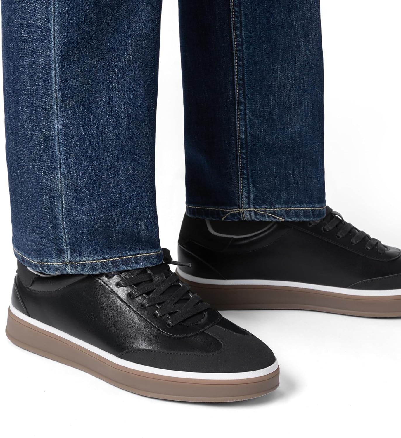 image:imageBruno Marc Mens Casual Sneakers Comfortable Casual Dress Shoes Business Casual Shoes for Men Fashion SneakersBlack
