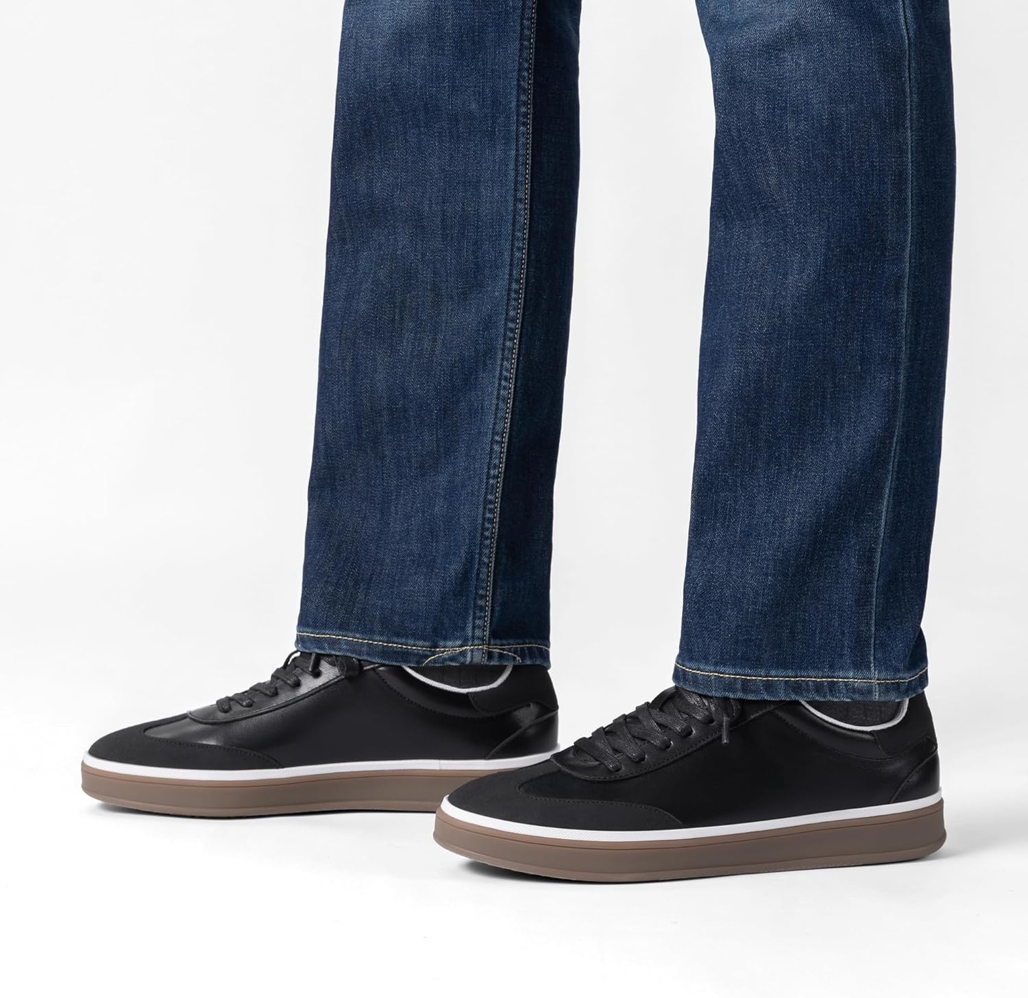 image:imageBruno Marc Mens Casual Sneakers Comfortable Casual Dress Shoes Business Casual Shoes for Men Fashion SneakersBlack