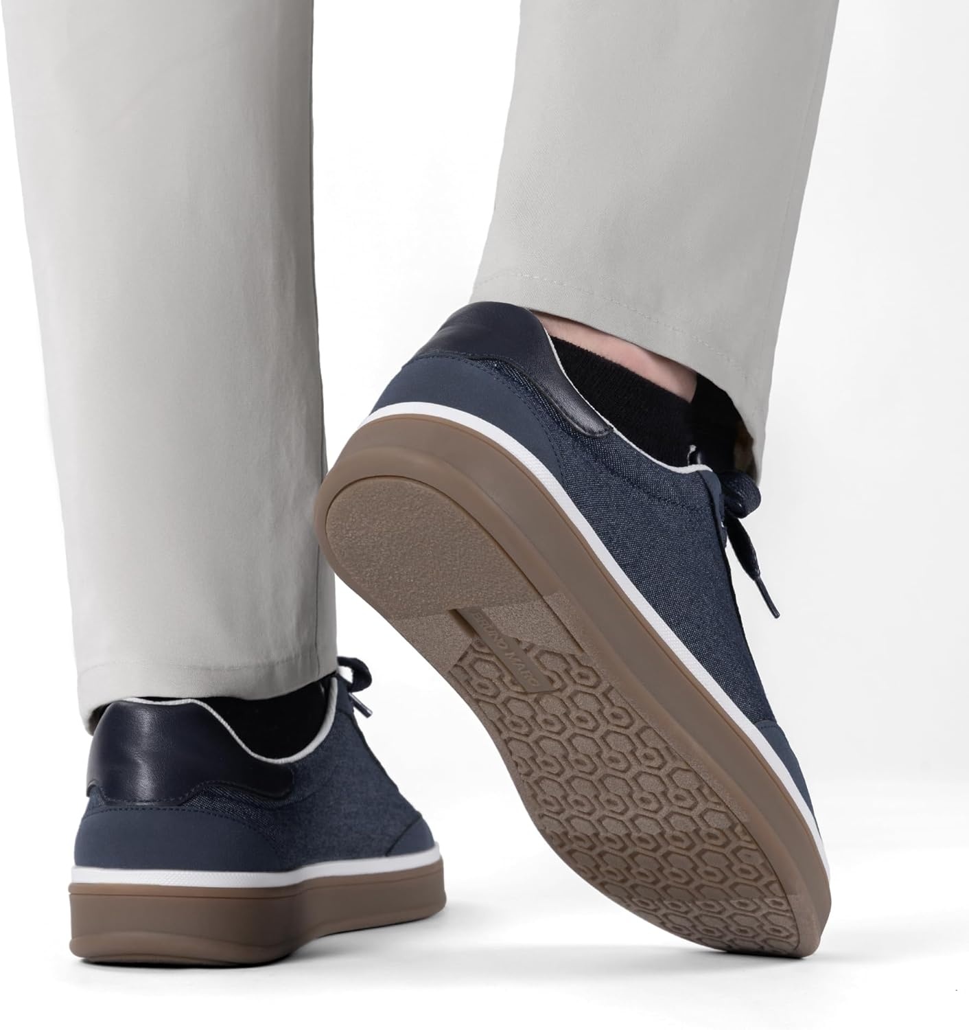image:imageBruno Marc Mens Casual Sneakers Comfortable Casual Dress Shoes Business Casual Shoes for Men Fashion SneakersDark Blue