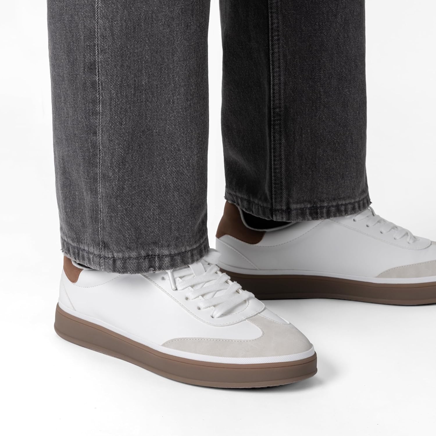 image:imageBruno Marc Mens Casual Sneakers Comfortable Casual Dress Shoes Business Casual Shoes for Men Fashion SneakersWhite