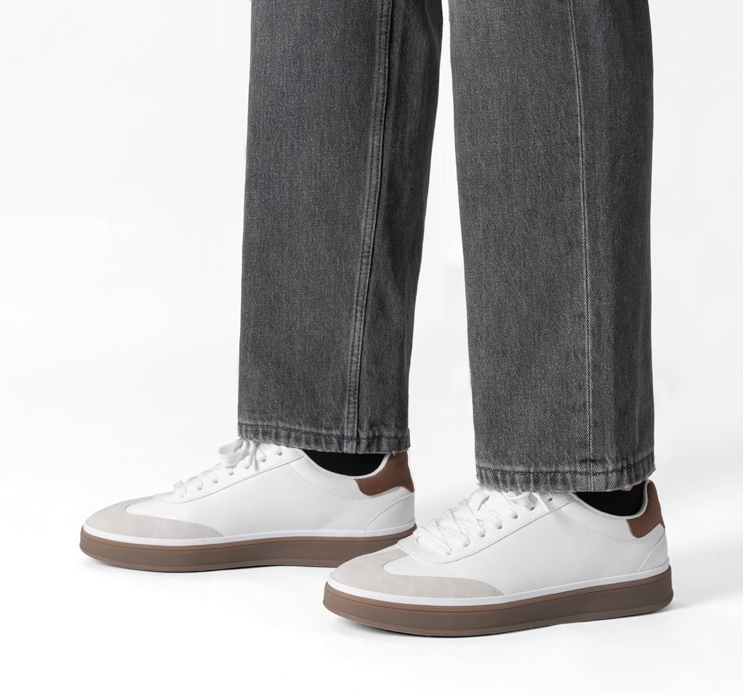 image:imageBruno Marc Mens Casual Sneakers Comfortable Casual Dress Shoes Business Casual Shoes for Men Fashion SneakersWhite