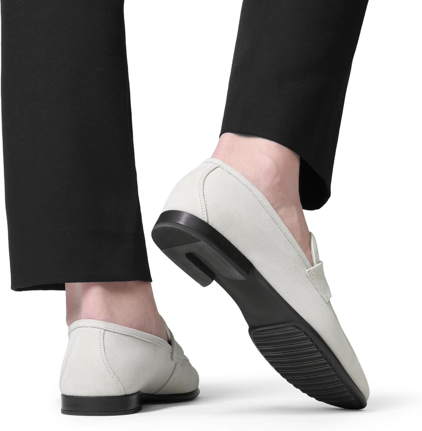 image:imageBruno Marc Mens Classic Penny Loafers Leather Suede Dress Shoes Comfort Lightweight Slipon Shoe Solace ReserveSand