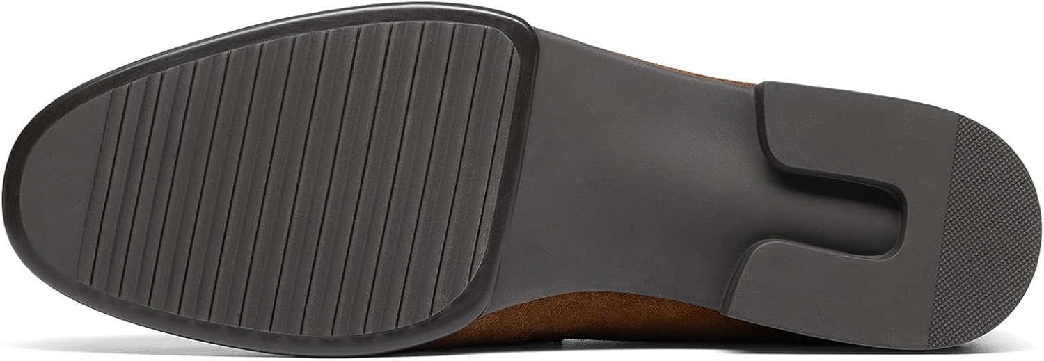 image:imageBruno Marc Mens Classic Penny Loafers Leather Suede Dress Shoes Comfort Lightweight Slipon Shoe Solace ReserveTan