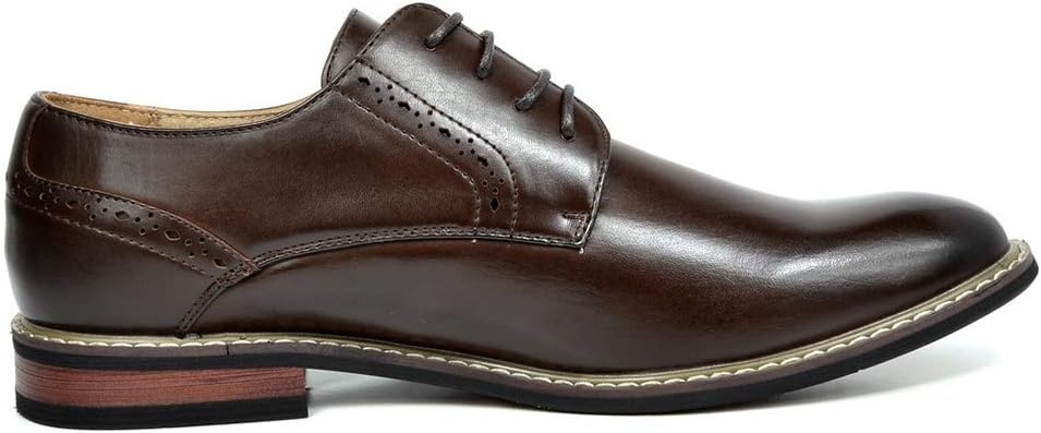 image:imageBruno Marc Mens Dress Classic Comfort Oxfords ShoesDark Brown