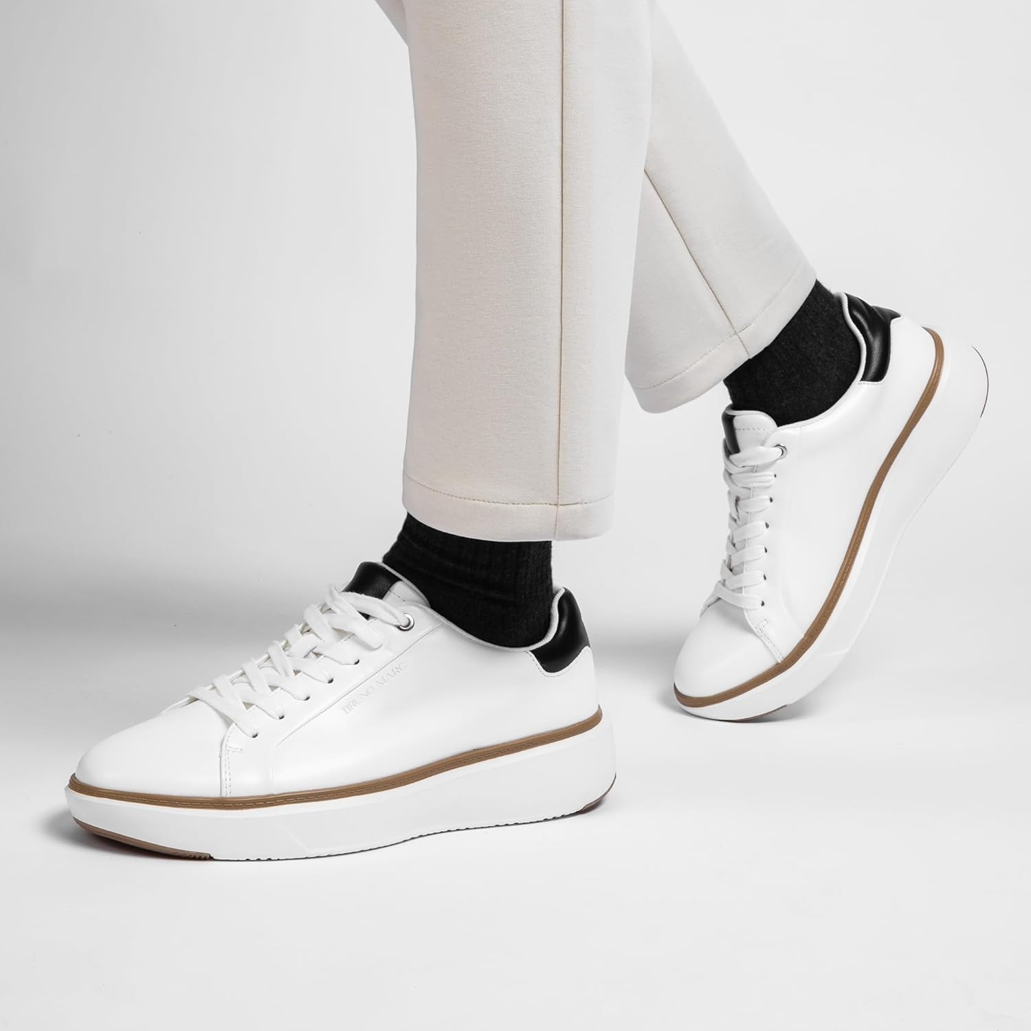 image:imageBruno Marc Mens Dress Fashion Sneakers Casual ShoesWhite