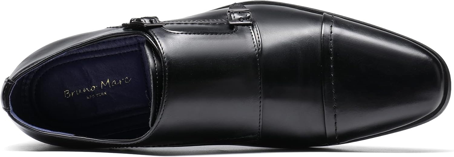 image:imageBruno Marc Mens Dress Loafer Shoes Monk Strap Slip On LoafersBlack