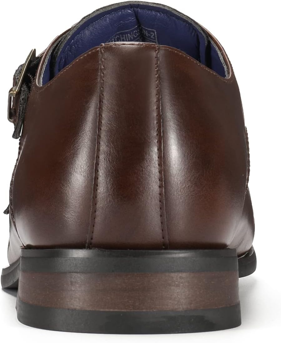 image:imageBruno Marc Mens Dress Loafer Shoes Monk Strap Slip On LoafersBrown