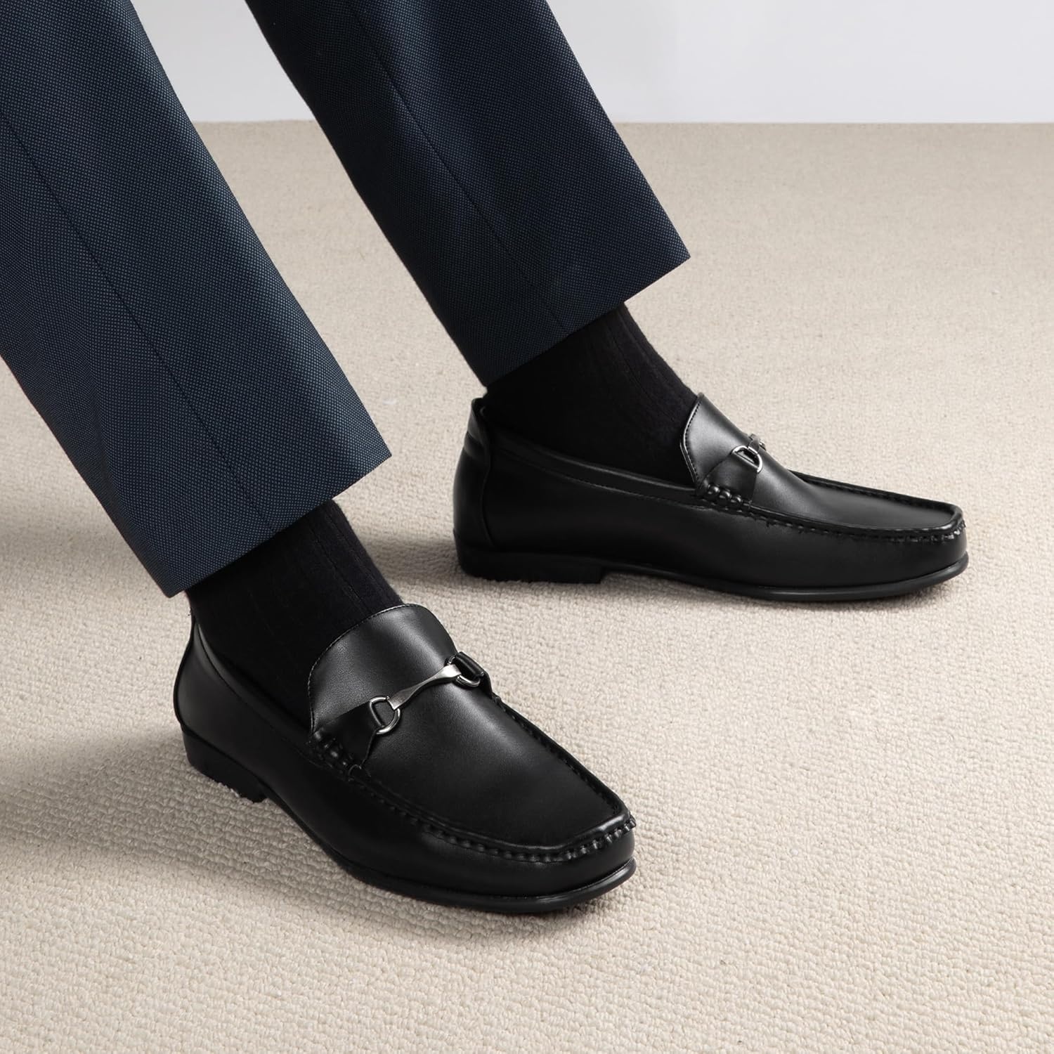 image:imageBruno Marc Mens Dress Loafers Slip On Casual Driving LoaferBlack