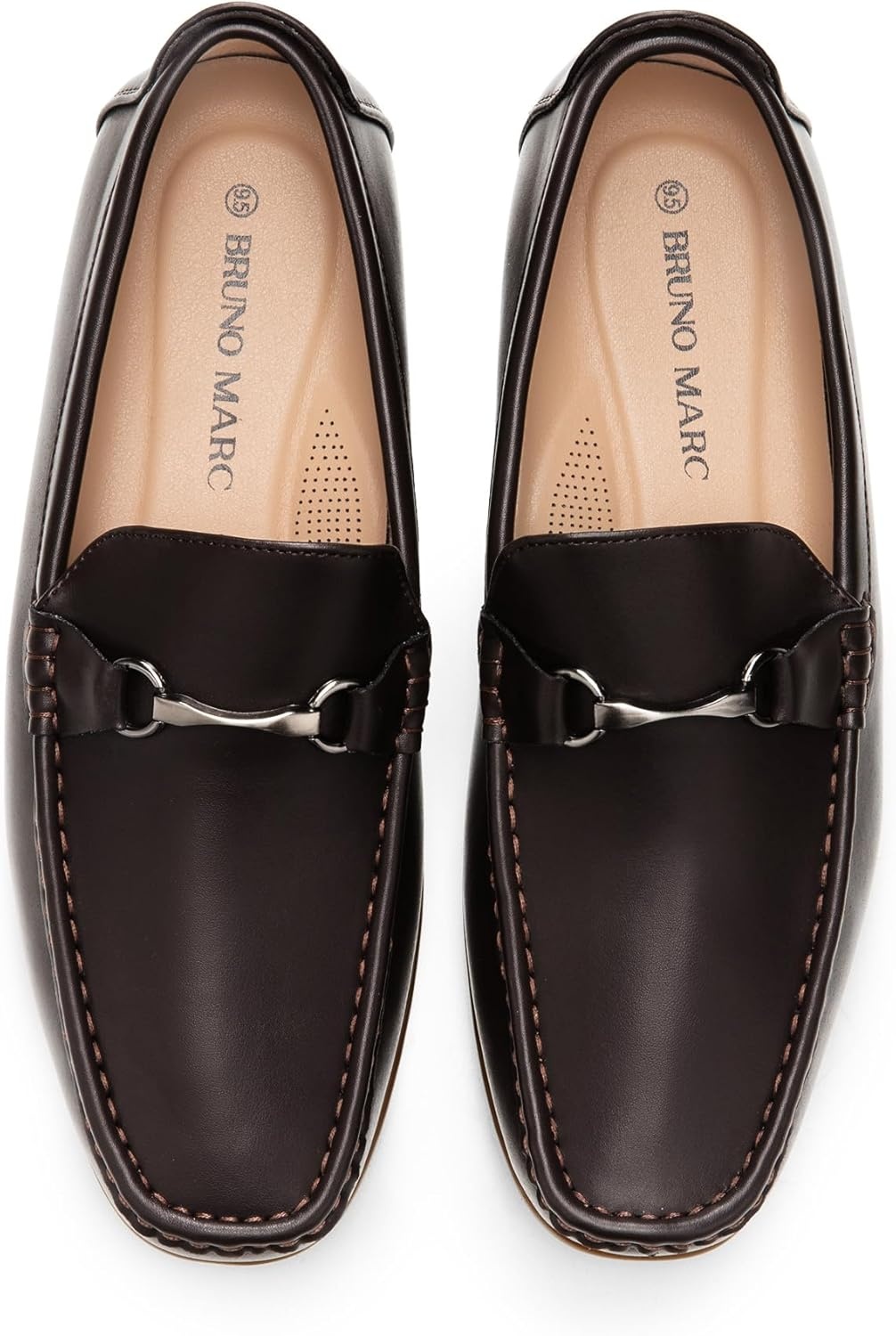 image:imageBruno Marc Mens Dress Loafers Slip On Casual Driving LoaferCoffee