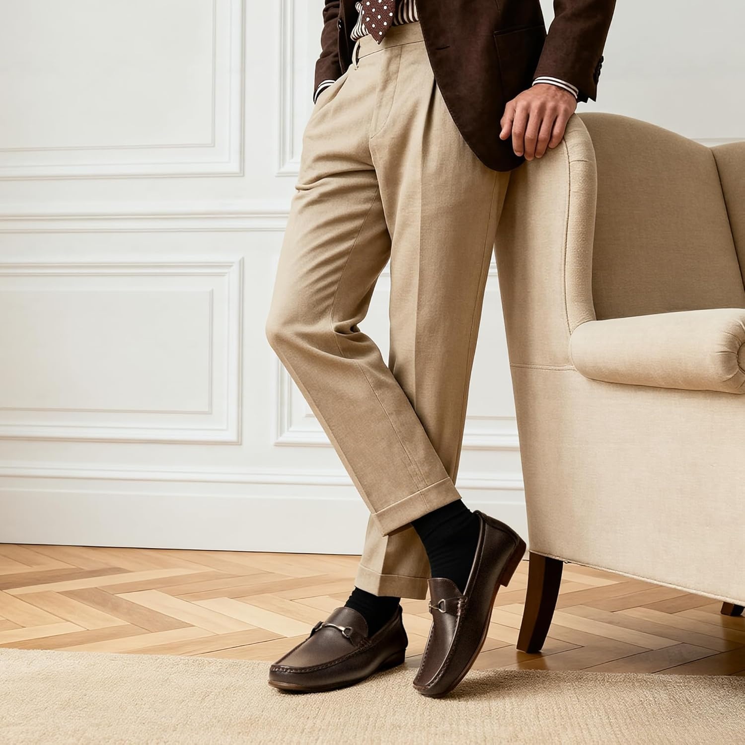 image:imageBruno Marc Mens Dress Loafers Slip On Casual Driving LoaferCoffee