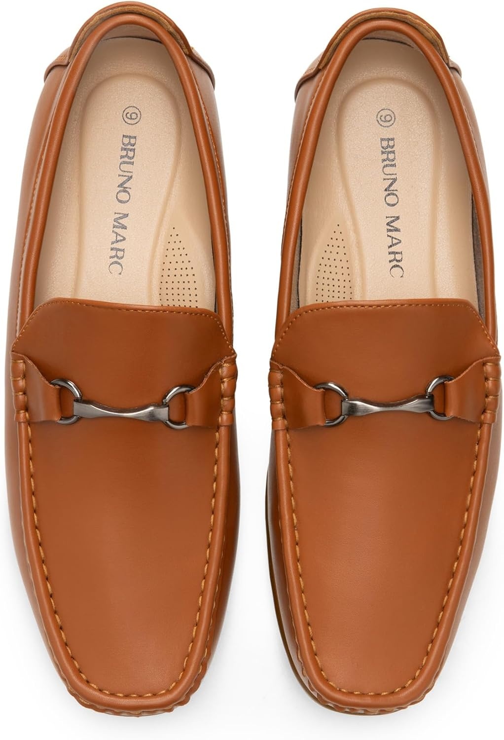 image:imageBruno Marc Mens Dress Loafers Slip On Casual Driving LoaferTan