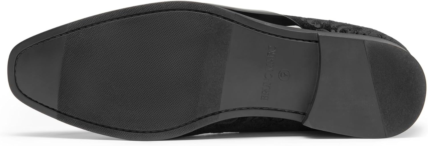 image:imageBruno Marc Mens Dress Tuxedo Shoes Classic Patent Velvet Laceup Formal Caden OxfordBlack