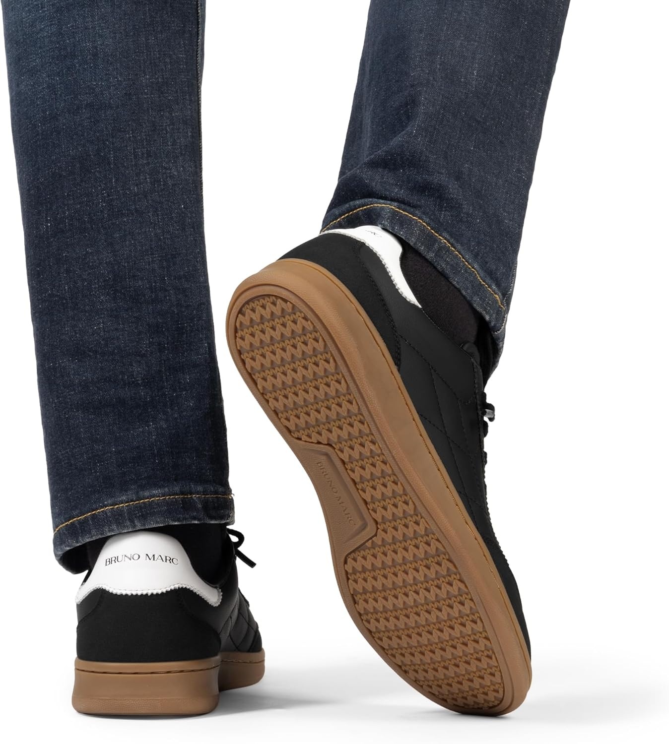image:imageBruno Marc Mens Fashion Sneakers Casual Dress Shoes Lightweight Breathable Comfortable ShoesBlack