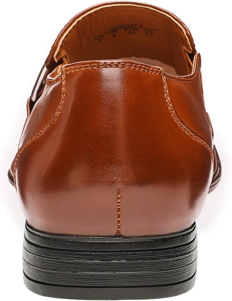 image:imageBruno Marc Mens Giorgio Classic Slipon Dress Loafers ShoesBrown