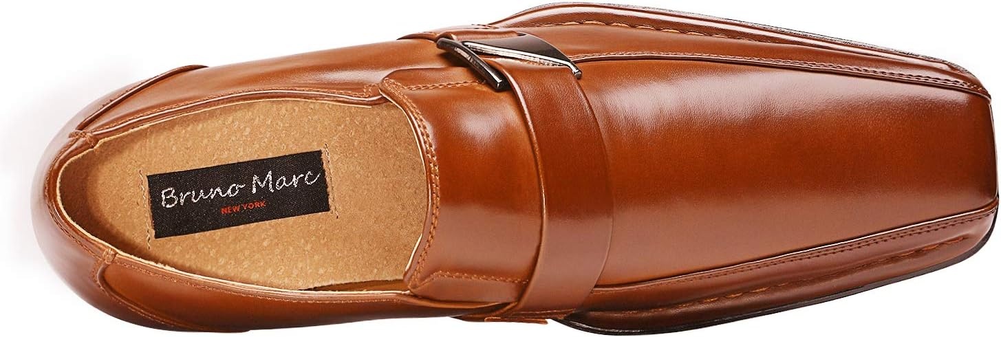 image:imageBruno Marc Mens Giorgio Classic Slipon Dress Loafers ShoesBrown