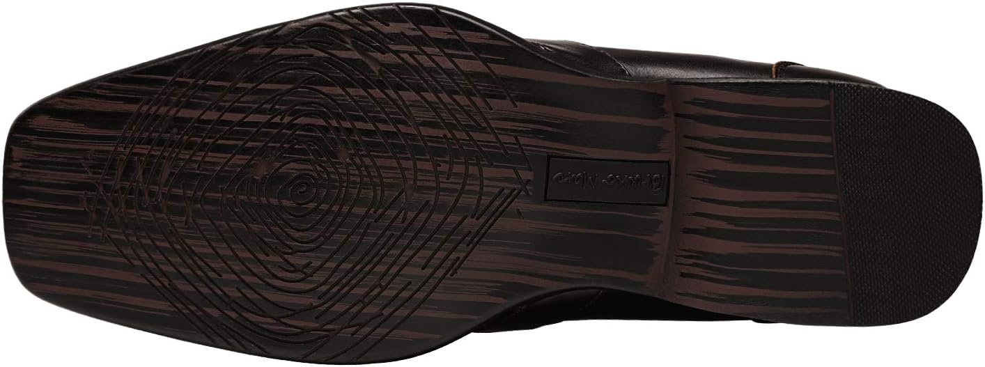 image:imageBruno Marc Mens Giorgio Classic Slipon Dress Loafers ShoesDark Brown
