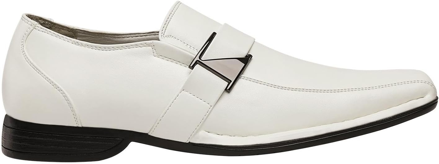 image:imageBruno Marc Mens Giorgio Classic Slipon Dress Loafers ShoesWhite