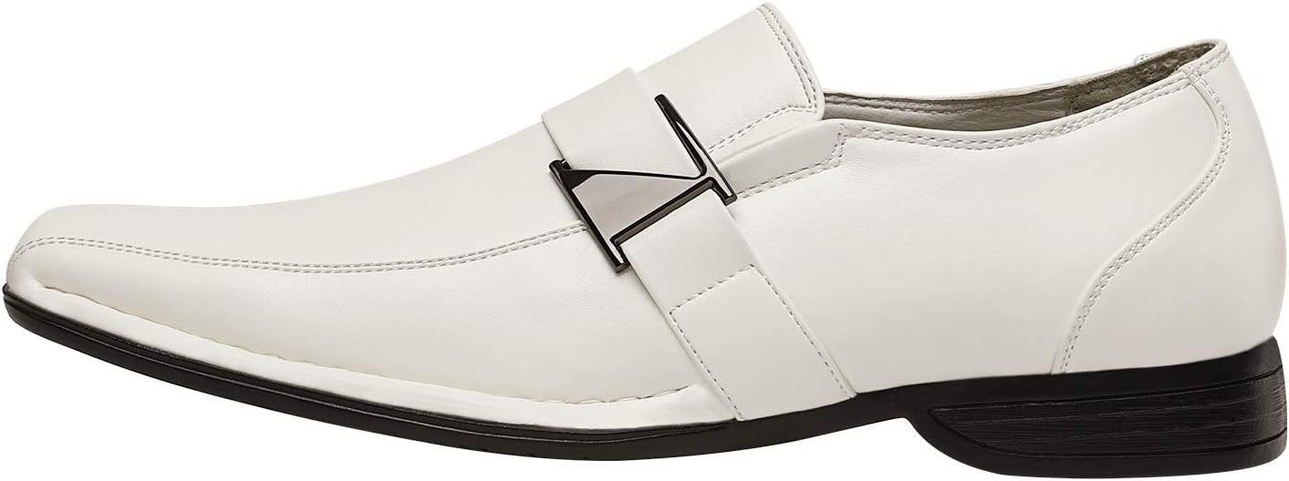image:imageBruno Marc Mens Giorgio Classic Slipon Dress Loafers ShoesWhite
