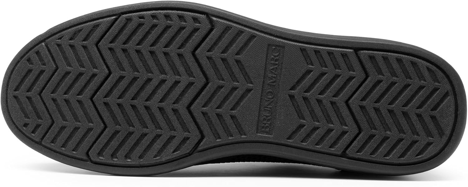image:imageBruno Marc Mens Grand02 KnitFlex Lightweight Walking ShoesBlack Monochrome