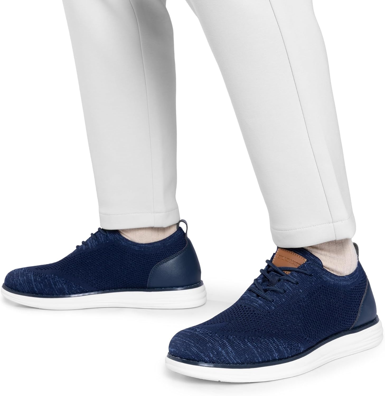 image:imageBruno Marc Mens Grand02 KnitFlex Lightweight Walking ShoesDarkBlue