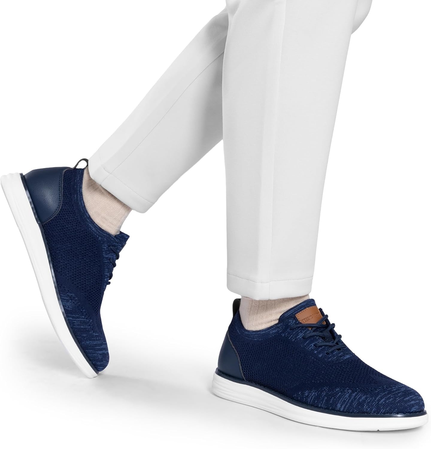 image:imageBruno Marc Mens Grand02 KnitFlex Lightweight Walking ShoesDarkBlue