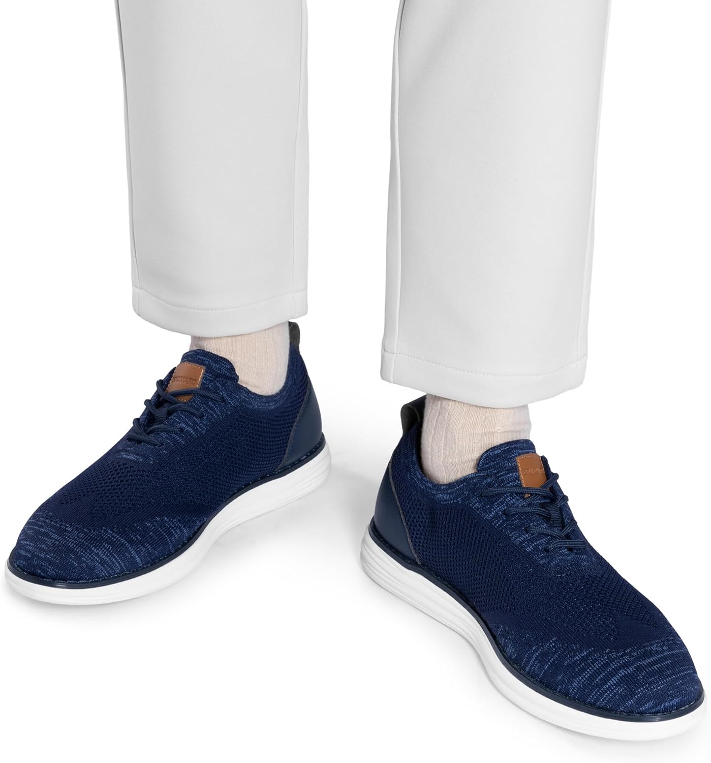 image:imageBruno Marc Mens Grand02 KnitFlex Lightweight Walking ShoesDarkBlue