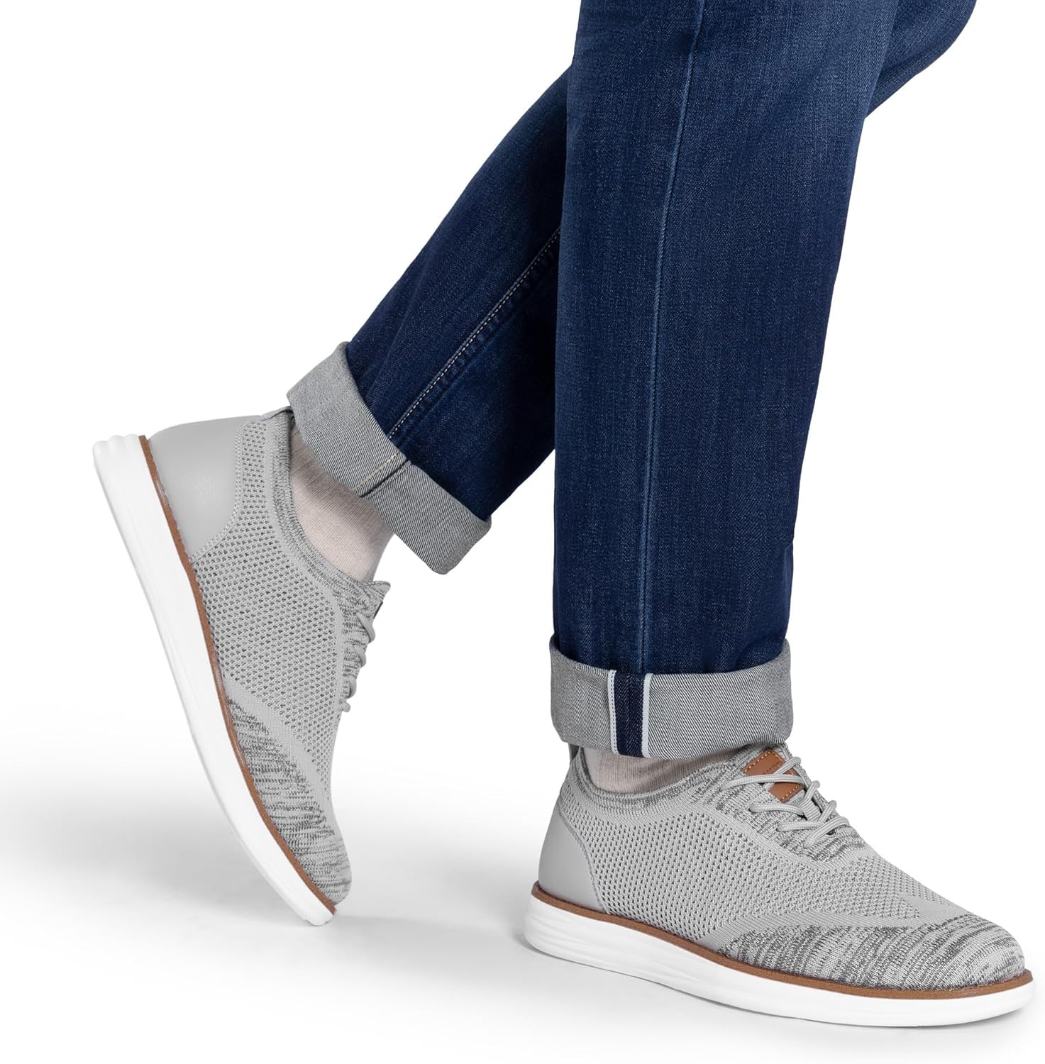 image:imageBruno Marc Mens Grand02 KnitFlex Lightweight Walking ShoesGrey