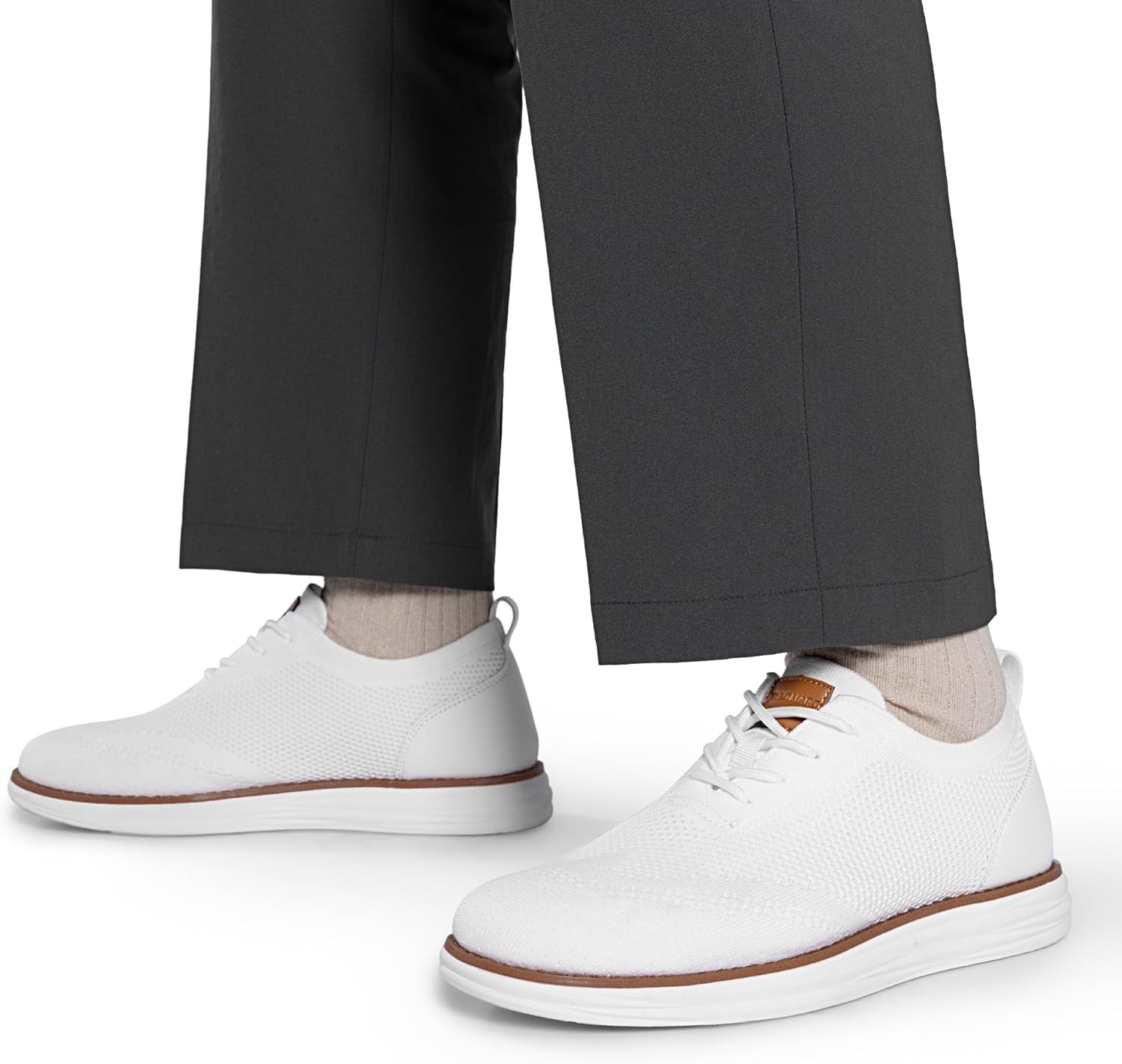 image:imageBruno Marc Mens Grand02 KnitFlex Lightweight Walking ShoesWhite