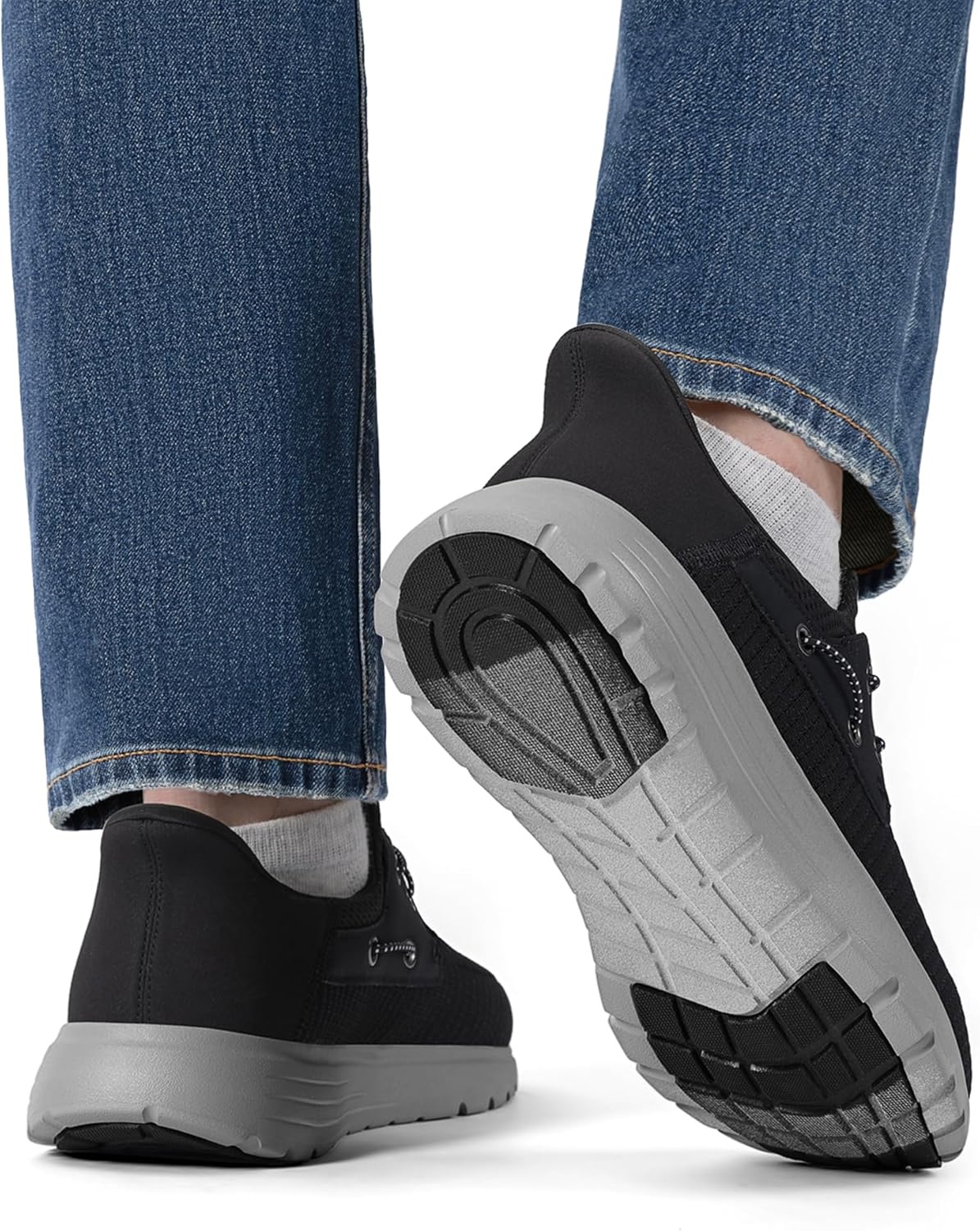 image:imageBruno Marc Mens Hands Free Slipon Loafers Casual Breathable SneakerBlack