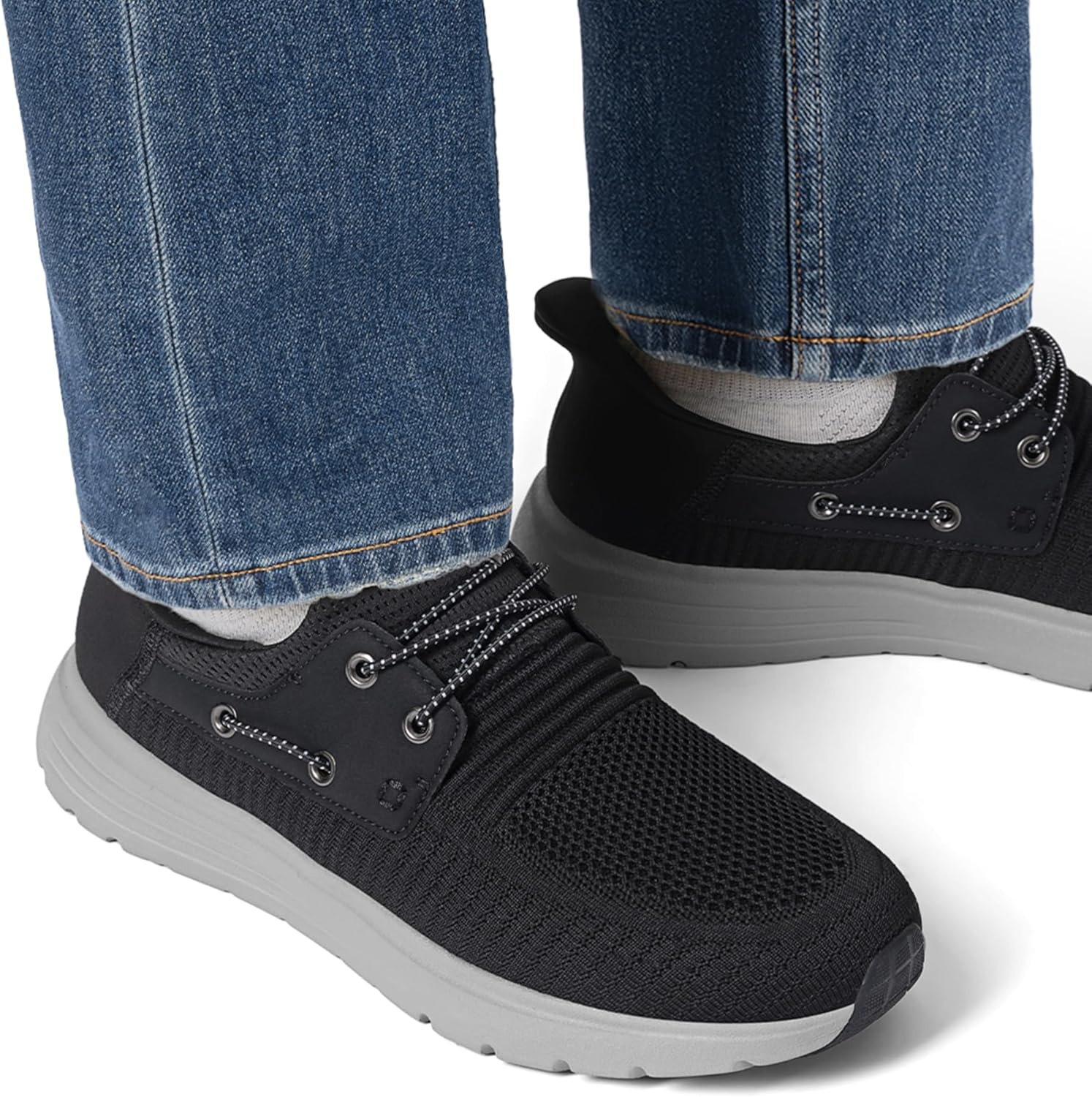 image:imageBruno Marc Mens Hands Free Slipon Loafers Casual Breathable SneakerBlack