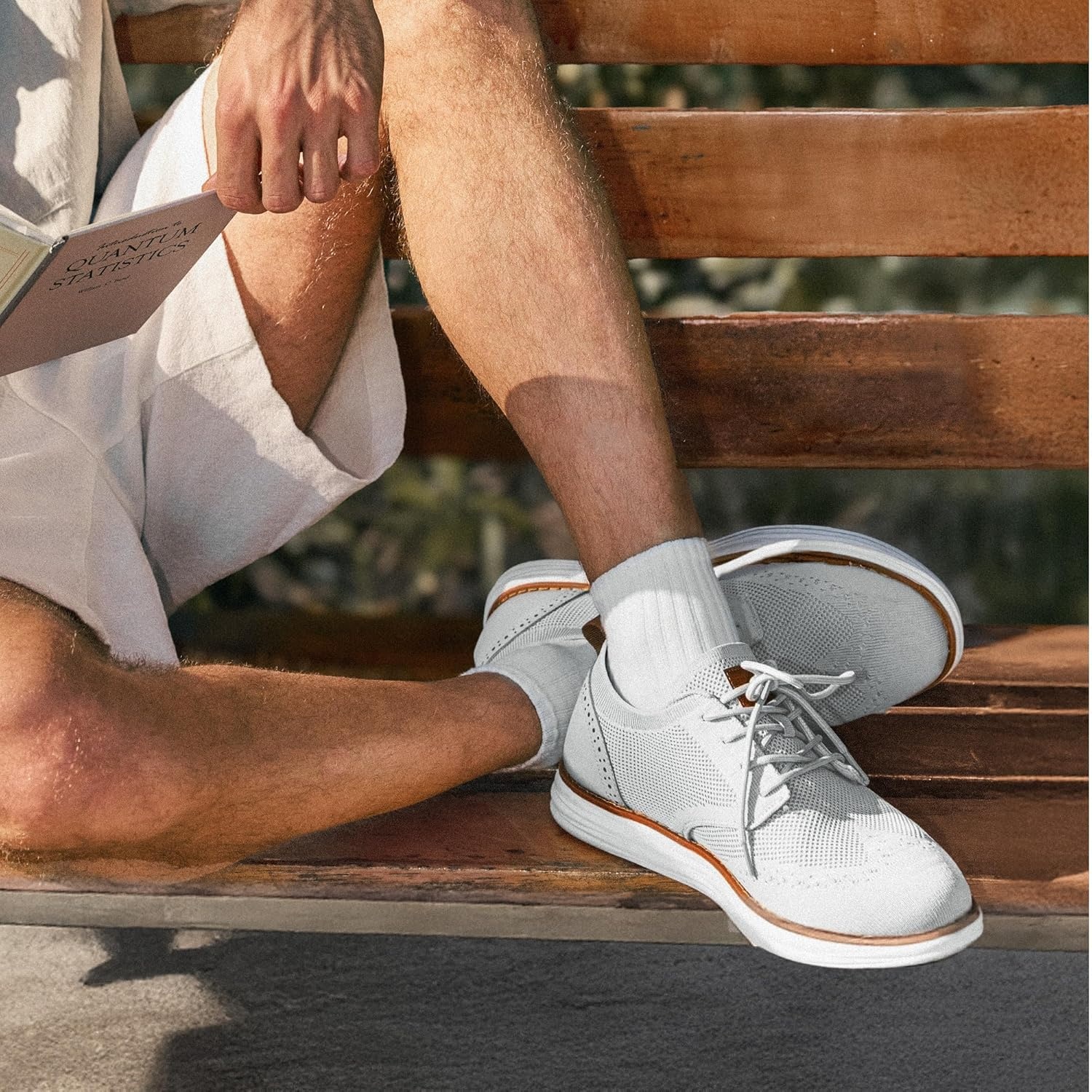 image:imageBruno Marc Mens KnitFlex Craft Mesh Oxfords Sneakers Casual Dress LaceUp Lightweight Walking Shoes6grey